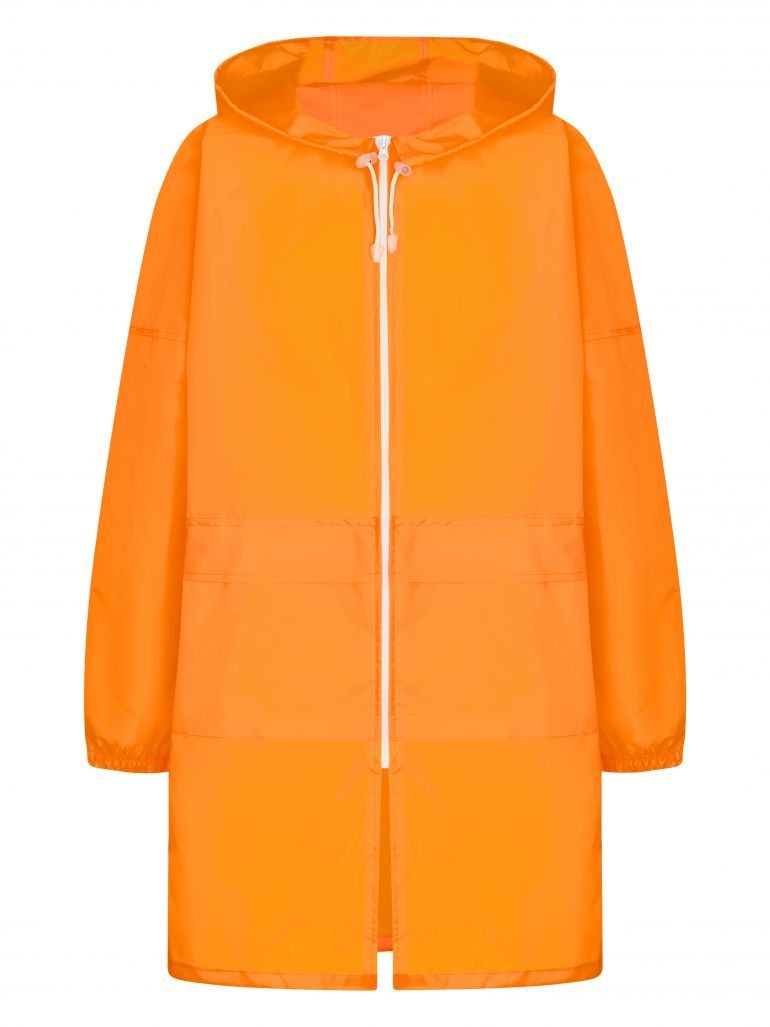 Флуоресцентно оранжевый плащ-дождевик «Турист»