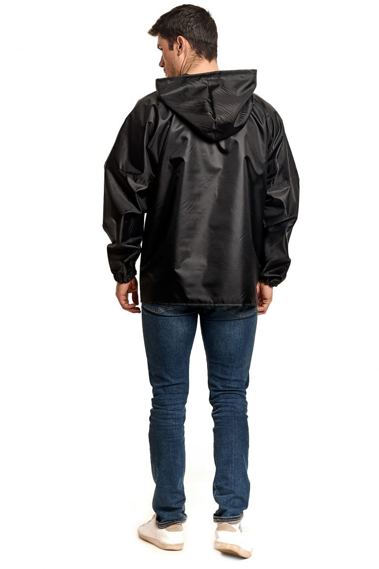 Чёрный куртка-ветровка «Промо»