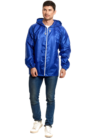 Синий куртка-ветровка «Промо»