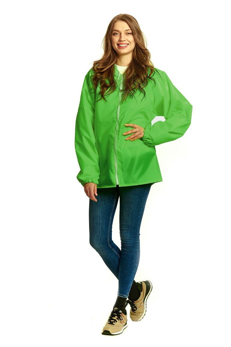 Светло-зелёный куртка-ветровка «Промо»