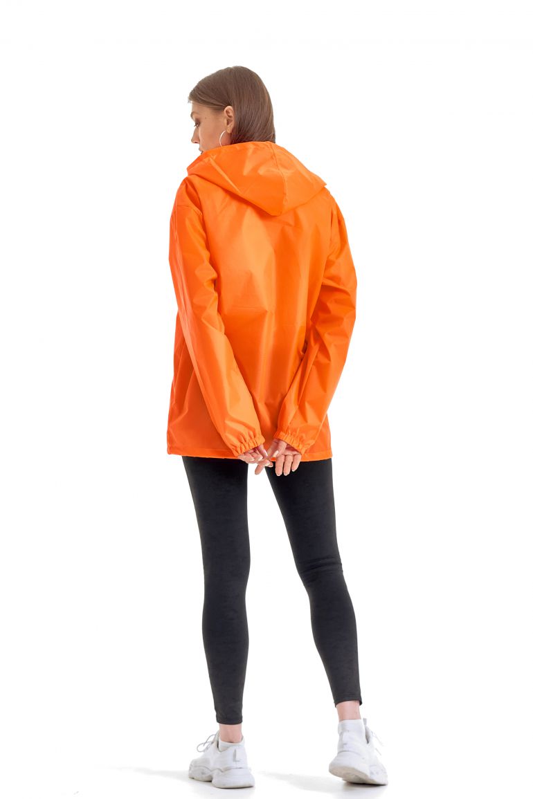 Флуоресцентно оранжевый куртка-ветровка «Юнит»