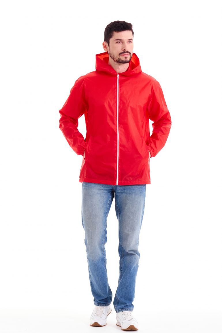 Красный куртка-ветровка «Юнит»