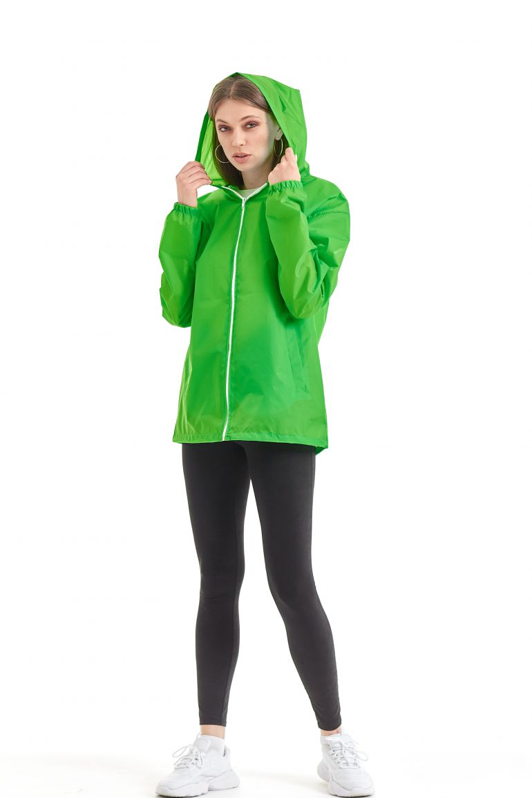 Светло-зелёный куртка-ветровка «Юнит»