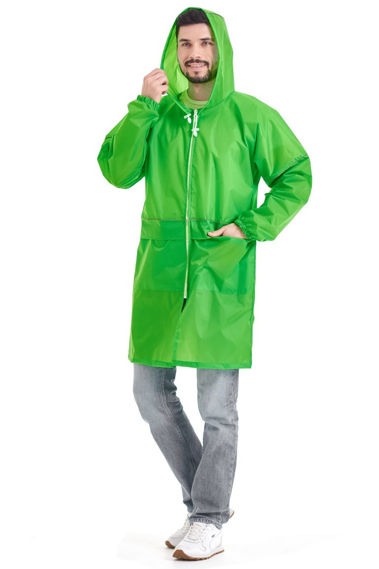 Светло-зелёный плащ-дождевик «Турист Блик»