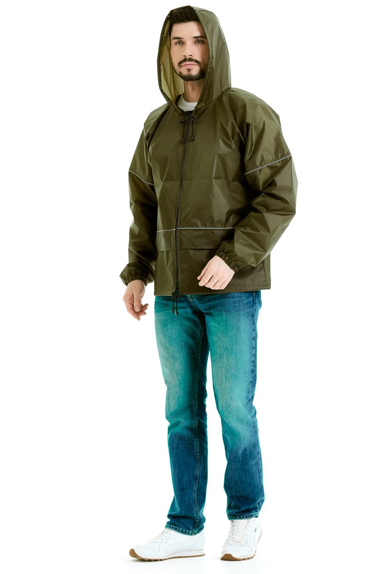 Хаки куртка-ветровка «Лидер Блик»