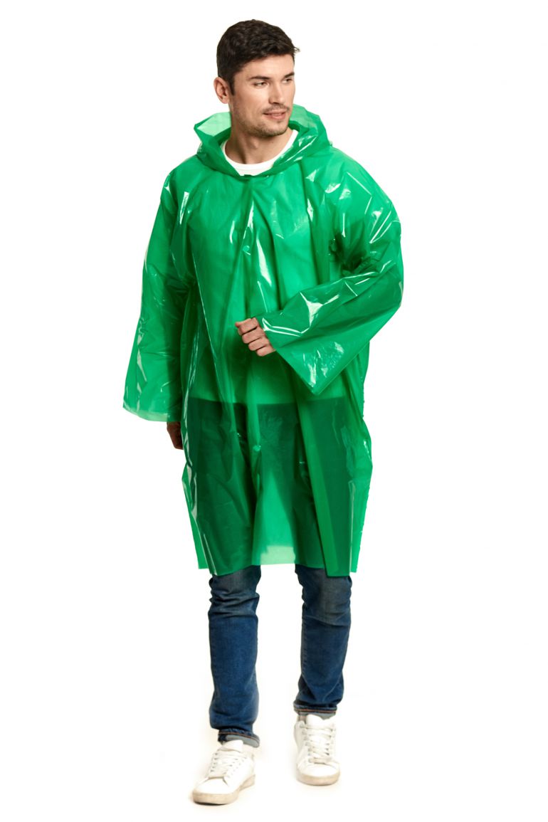 Зелёный плащ-дождевик «Стандарт»