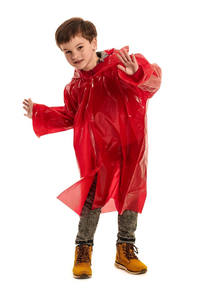 Красный плащ-дождевик «Стандарт детский»