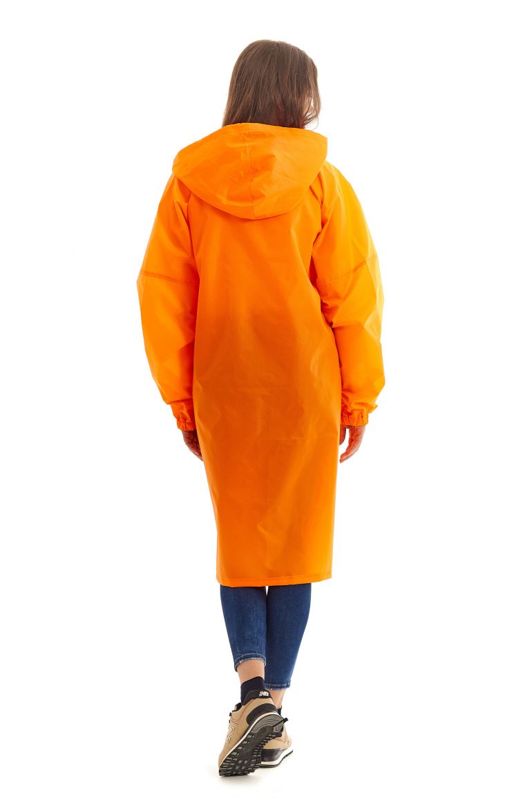 Флуоресцентно оранжевый плащ-дождевик «Ивент»