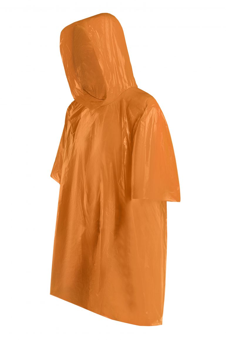 Оранжевый дождевик-пончо «Комфорт»