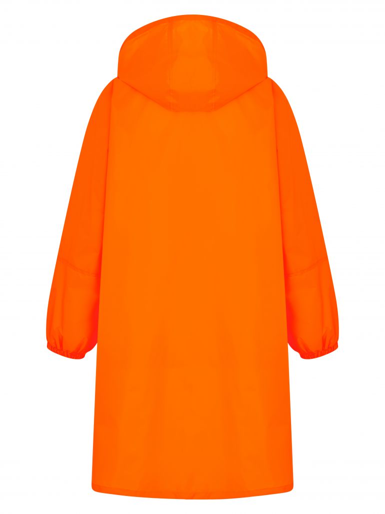 Флуоресцентно оранжевый плащ-дождевик «Спутник»