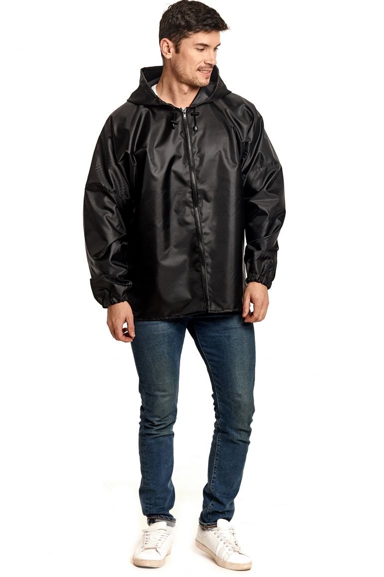 Чёрный куртка-ветровка «Промо»