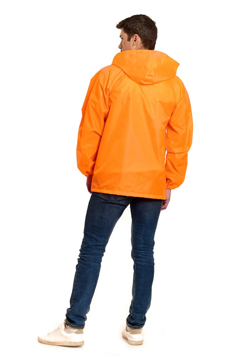 Флуоресцентно оранжевый куртка-ветровка «Лидер»