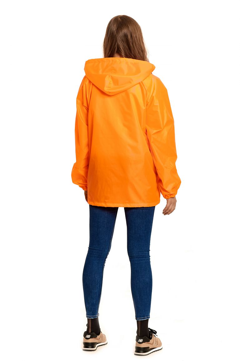 Флуоресцентно оранжевый куртка-ветровка «Лидер»