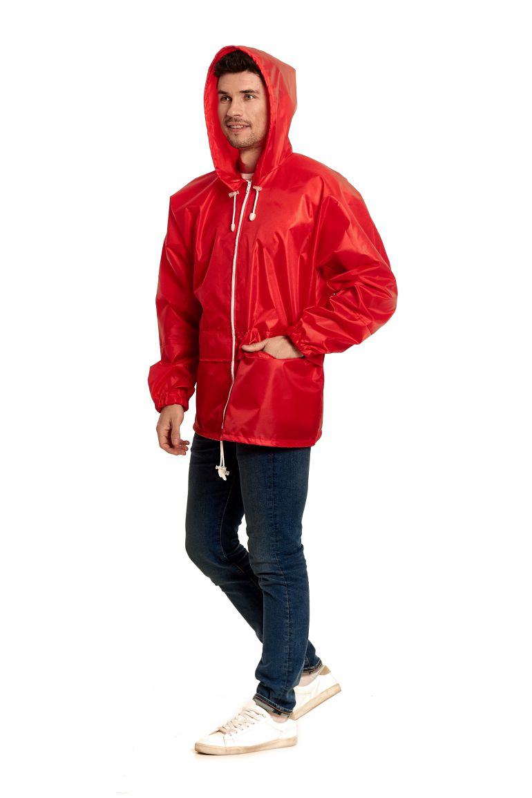 Красный куртка-ветровка «Лидер»