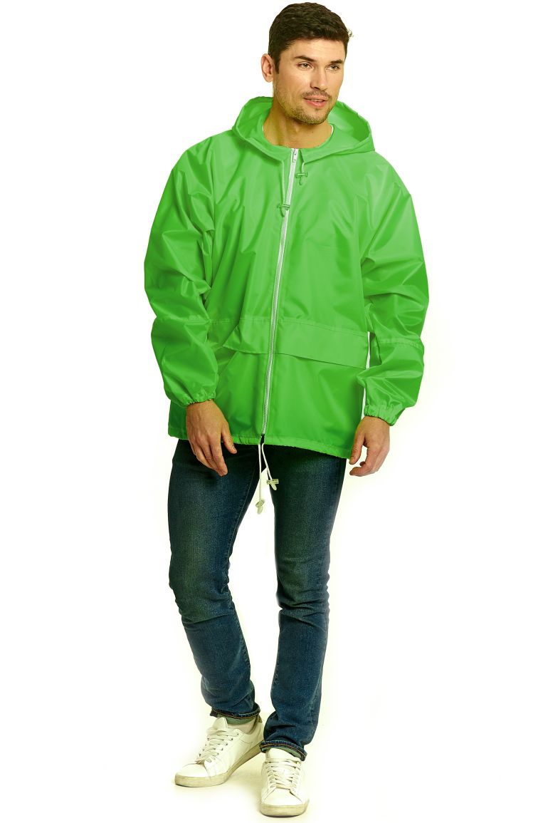 Светло-зелёный куртка-ветровка «Лидер»