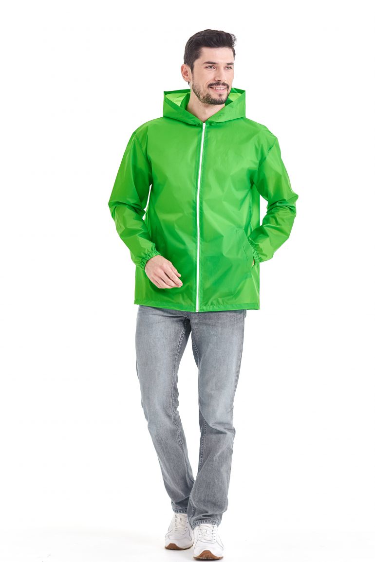 Светло-зелёный куртка-ветровка «Юнит»