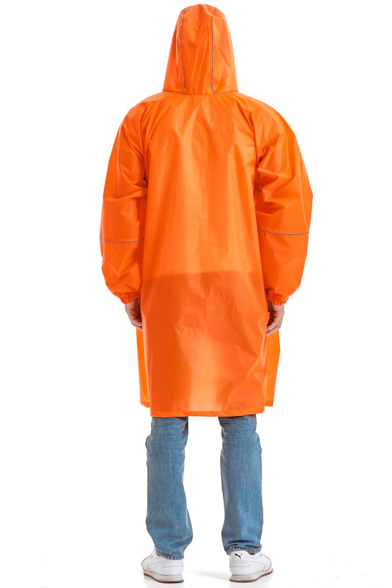 Флуоресцентно оранжевый плащ-дождевик «Спутник Блик»