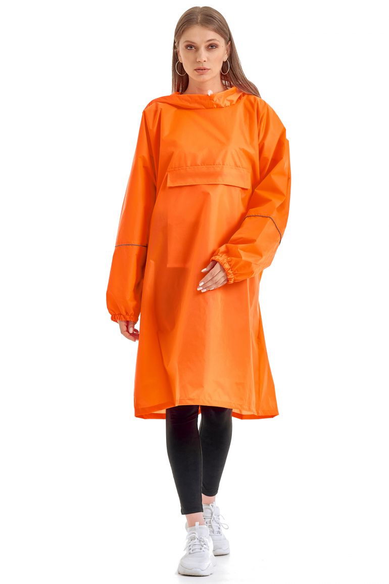 Флуоресцентно оранжевый плащ-дождевик «Спутник Блик»