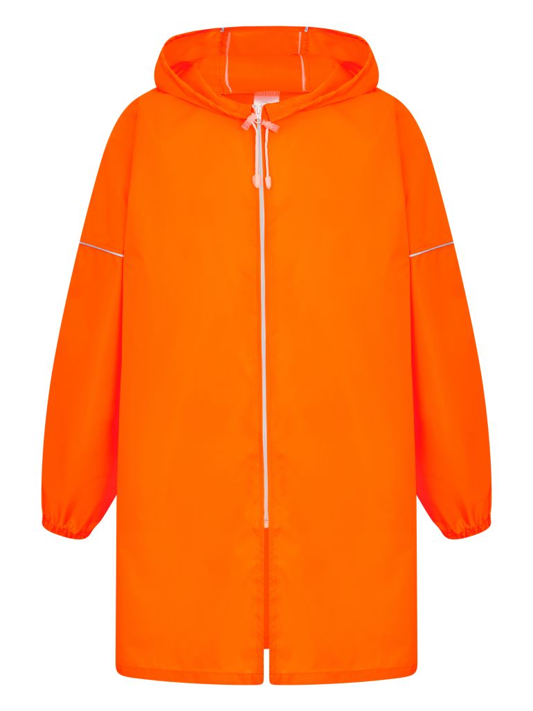 Флуоресцентно оранжевый плащ-дождевик «Ивент Блик»