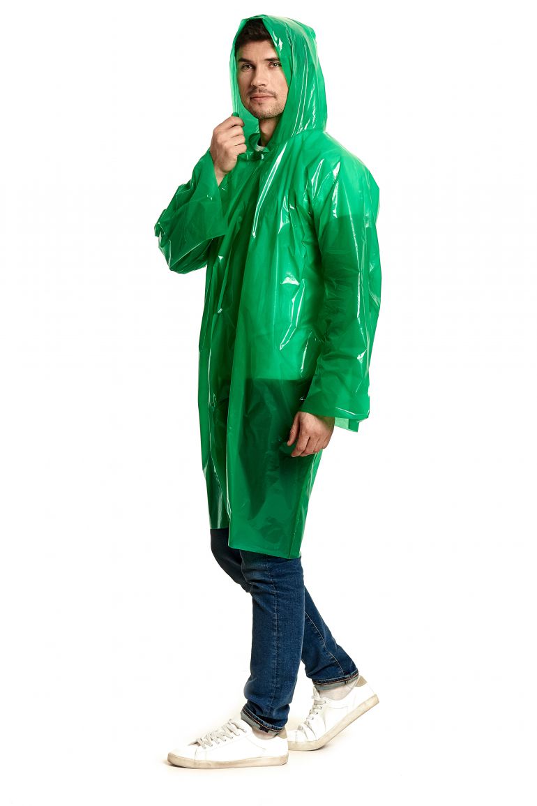 Зелёный плащ-дождевик «Стандарт»