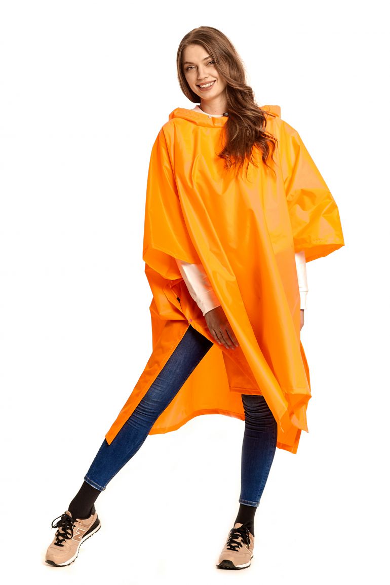 Флуоресцентно оранжевый дождевик-пончо «Скаут»