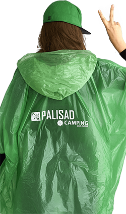 Дождевик-пончо с логотипом на спине для «Palisad»