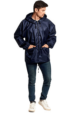 Тёмно-синий дождевик-куртка «Лидер»