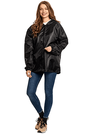 Чёрный дождевик-куртка «Промо»