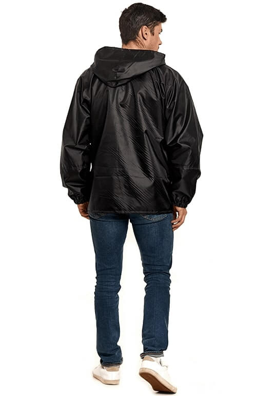 Чёрный дождевик-куртка «Лидер»
