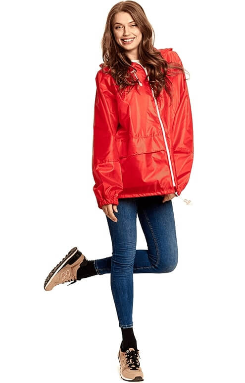Красный дождевик-куртка «Лидер»