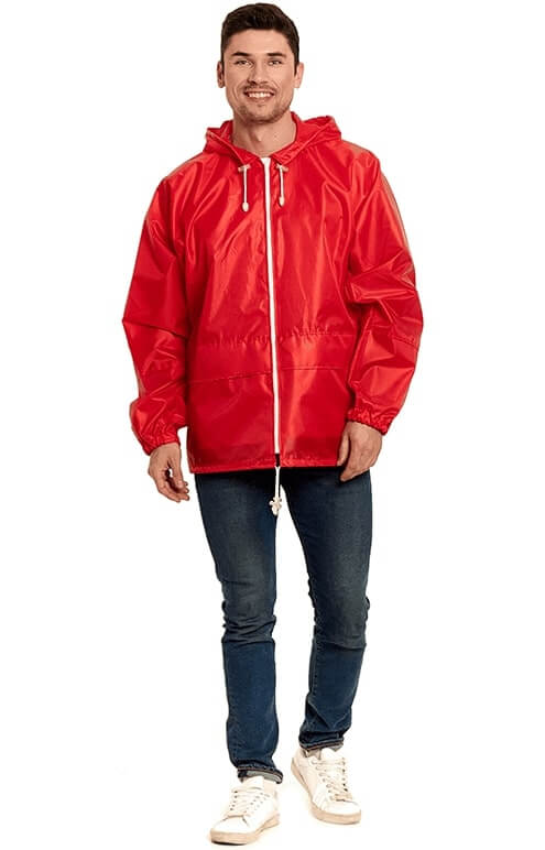 Красный дождевик-куртка «Лидер»