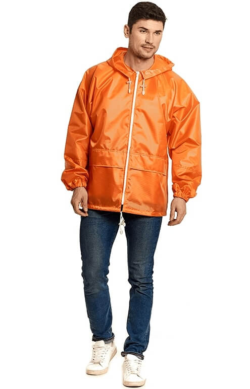 Оранжевый дождевик-куртка «Лидер»