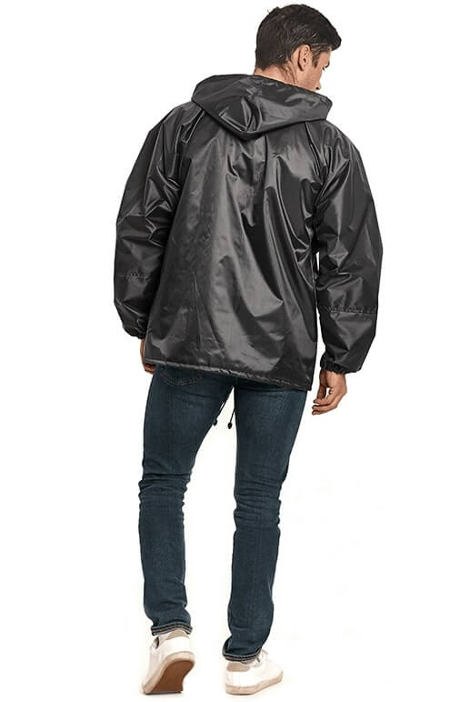 Серый дождевик-куртка «Лидер»