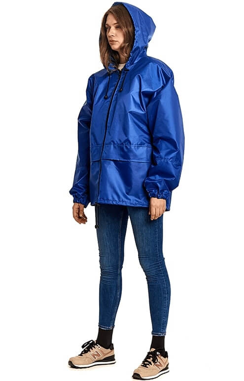 Синий дождевик-куртка «Лидер»