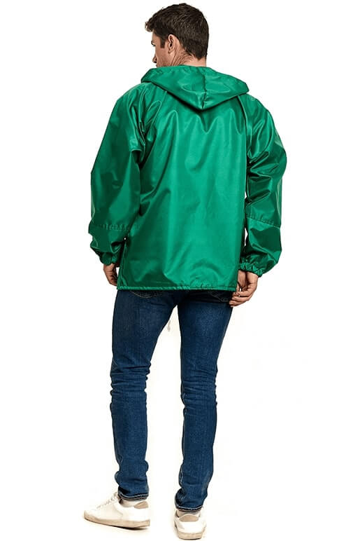 Зелёный дождевик-куртка «Лидер»