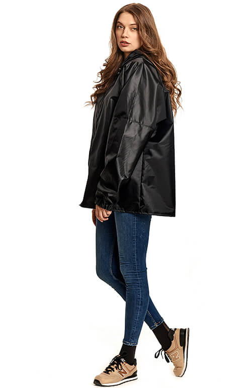 Чёрный дождевик-куртка «Промо»