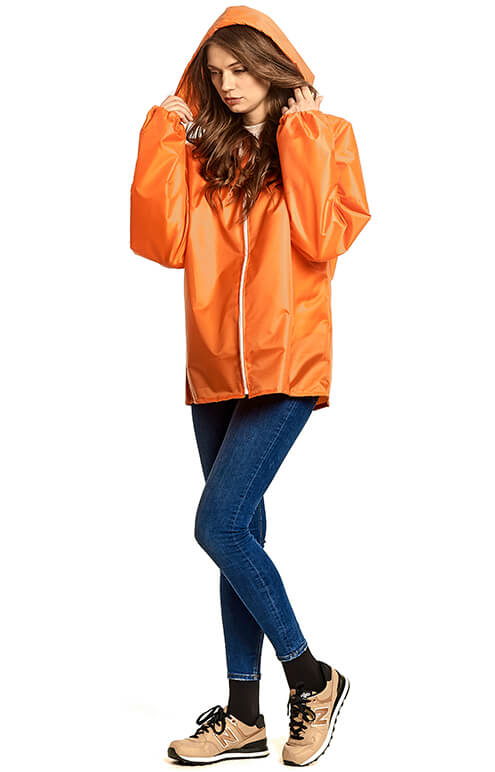 Оранжевый дождевик-куртка «Промо»