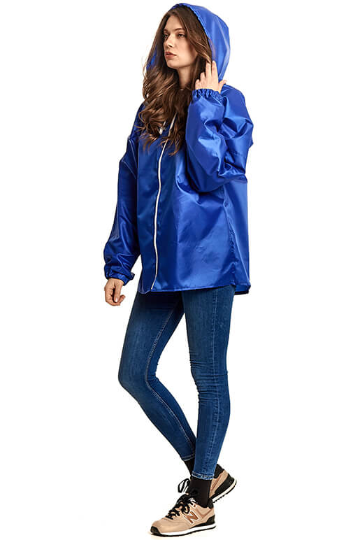 Синий дождевик-куртка «Промо»
