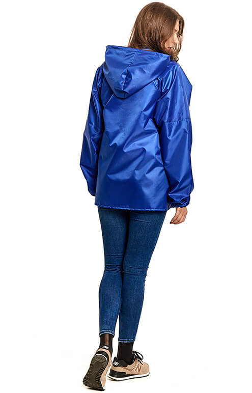 Синий дождевик-куртка «Промо»