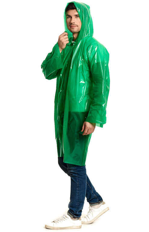 Зелёный дождевик-плащ «Стандарт»